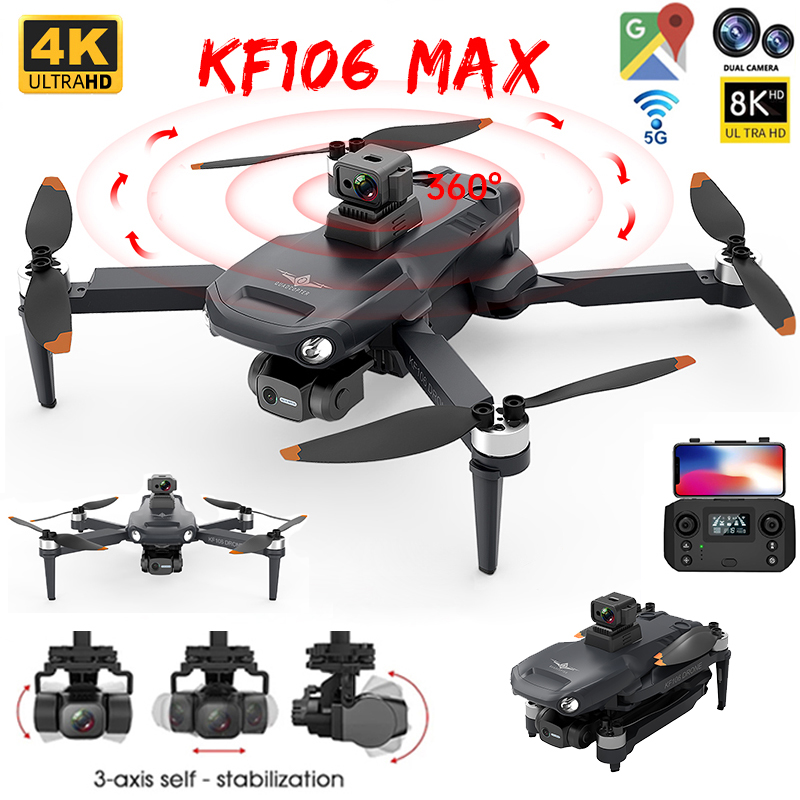Rc Helicopter Charger - Drone KF106 Max Baru 2022 8K