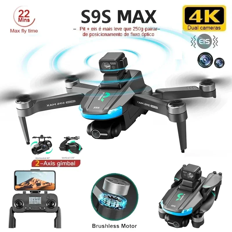 Rc Helicopter Case - Drone MINI S9S MAX Baru 4K