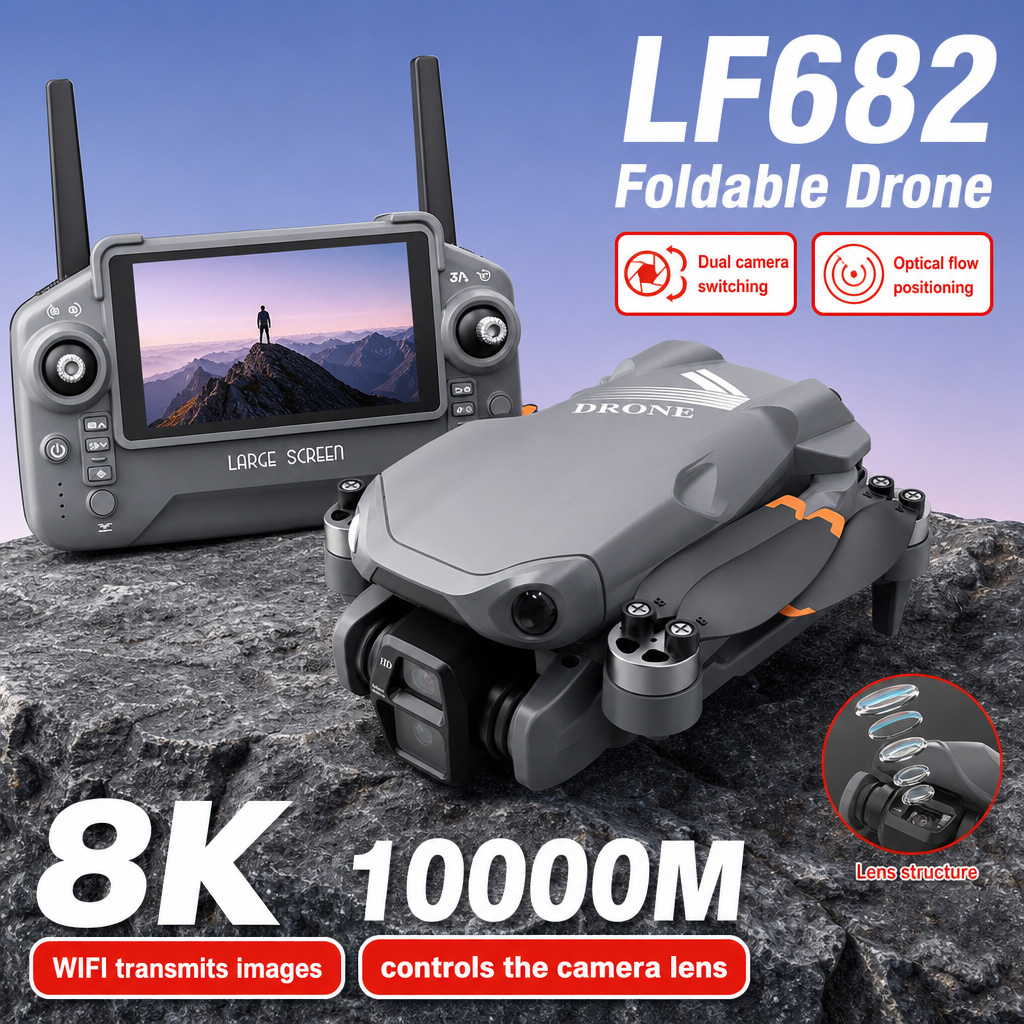 Rc Helicopter Case - Foto Udara Drone LF682 8K HD