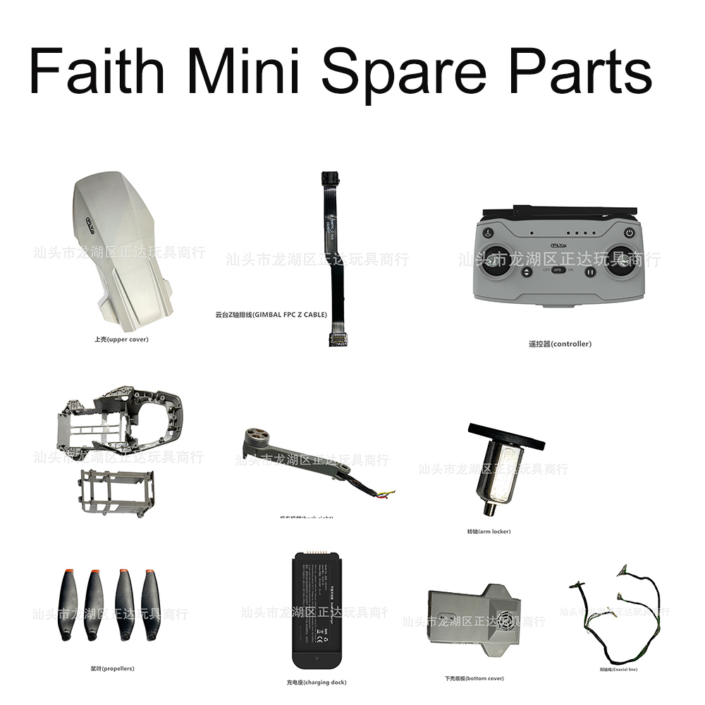 Rc Helicopter Coaxial - CFLY Faith suku cadang Mini Drone