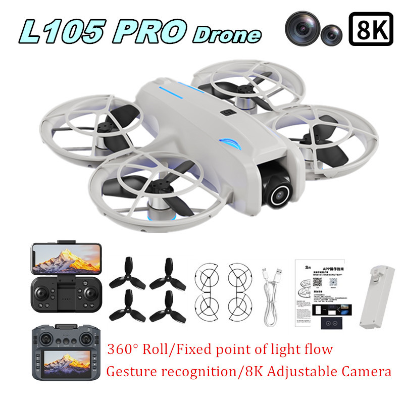 Rc Helicopter Case - Drone L105 PRO Duel Lensa 8k