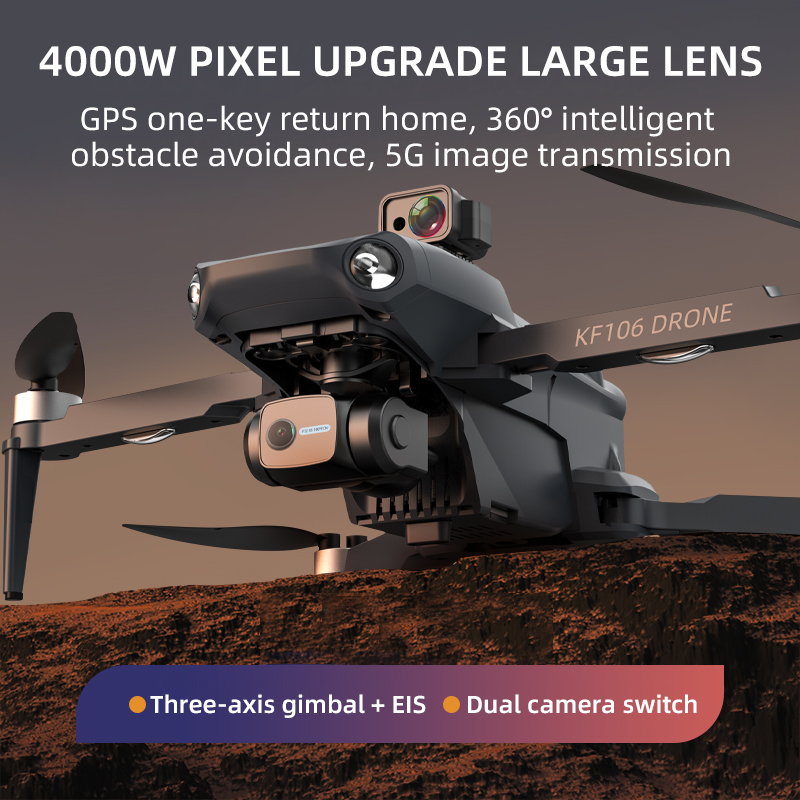 Drone KF106 Max Baru 2022 8K P - Rc Helicopter Charger ulasan dan harga