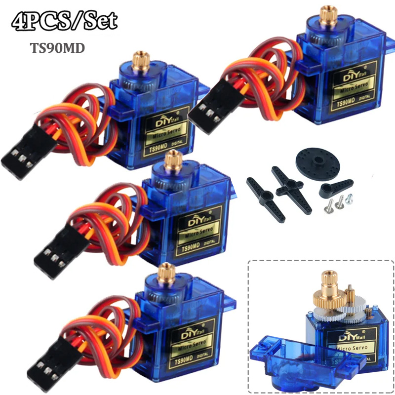 4 Buah Motor Servo Digital Mik - Rc Helicopter Parts ulasan dan harga