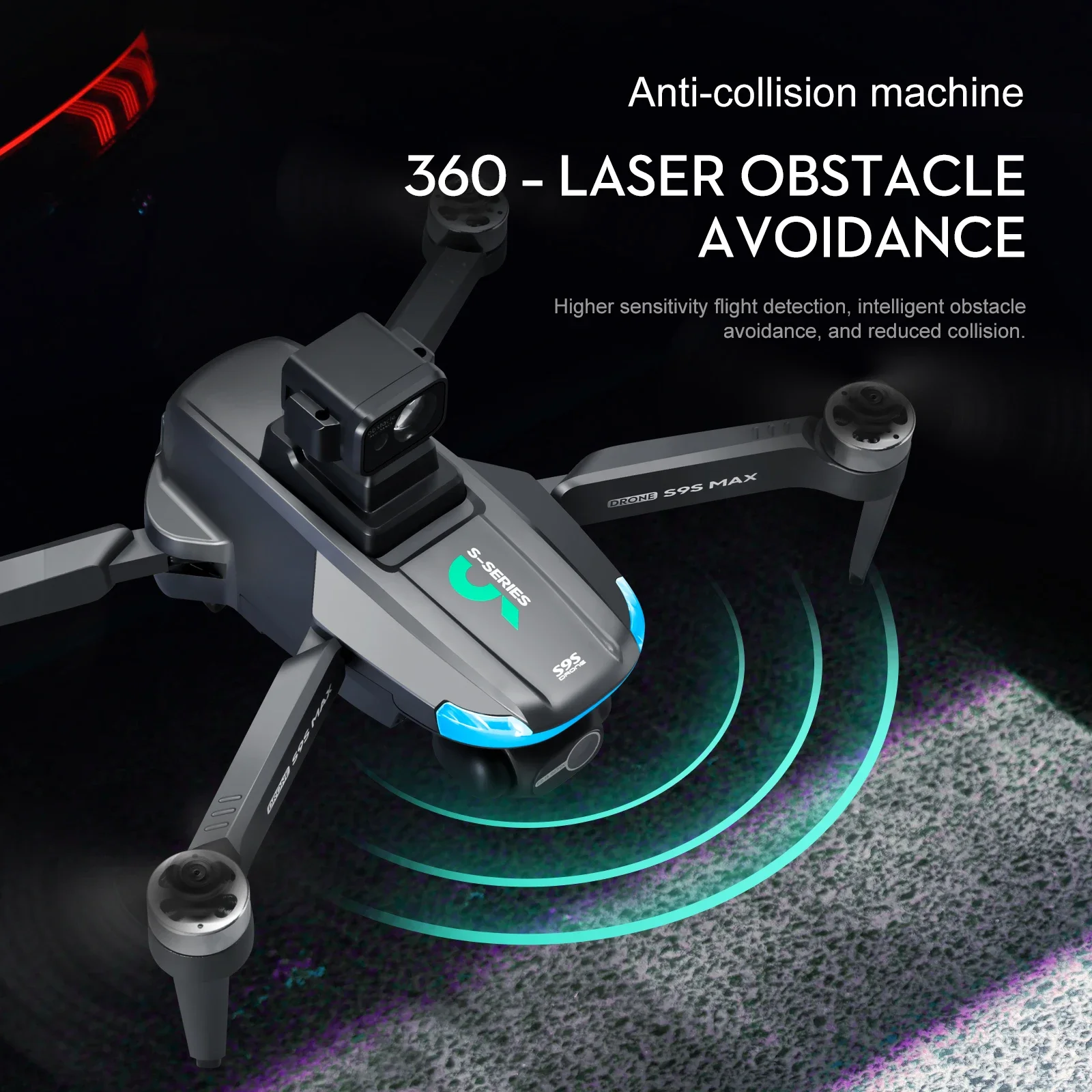 Drone MINI S9S MAX Baru 4K 2 S - Rc Helicopter Case ulasan dan harga