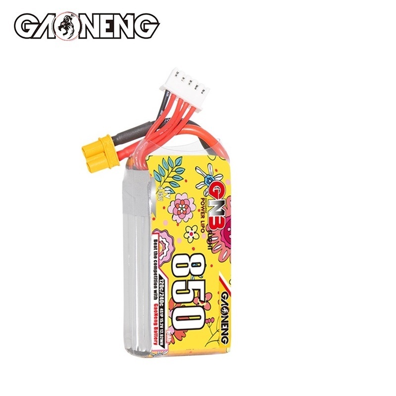Baterai Lipo GNB 4S 15.2V 850m - Rc Helicopter Charger ulasan dan harga