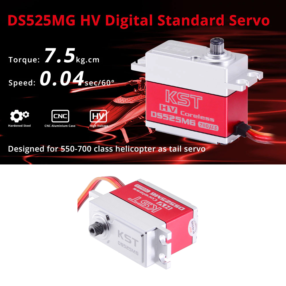 KST DS215MG/ DS315MG /DS525MG  - Rc Helicopter Parts ulasan dan harga