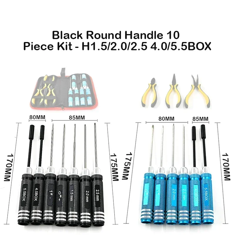 10 Buah/Set Tang Obeng Helikop - Rc Helicopter Tool Kit ulasan dan harga